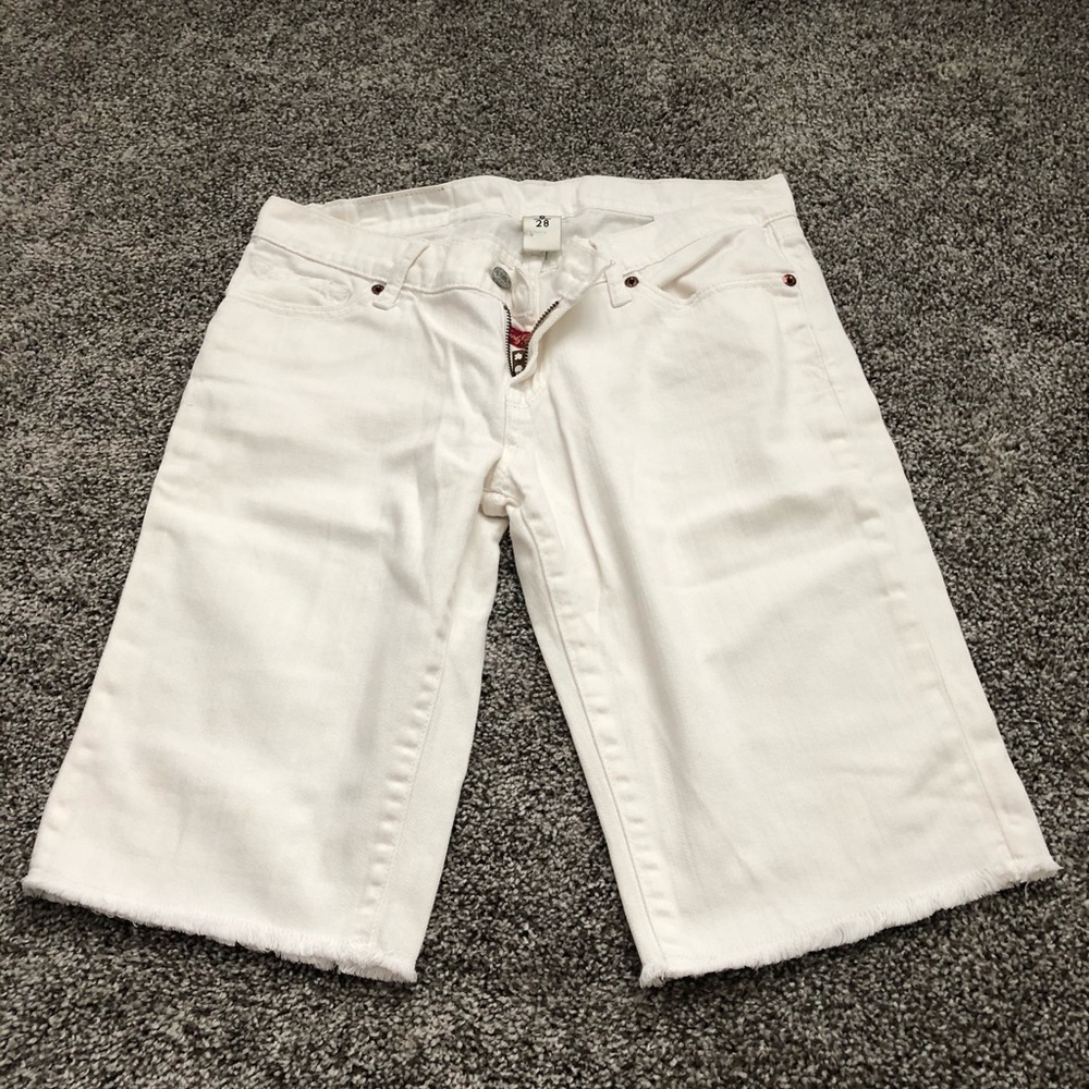 White bermuda shorts lucky brand